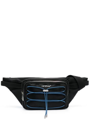 Off-White logo-print belt bag - Schwarz