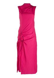 Off-White Gerafftes Kleid - Rosa