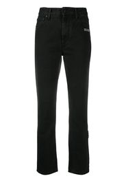 Off-White Jeans mit Stickerei - Schwarz