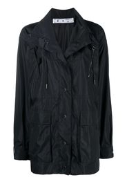 Off-White Arrows Regenmantel - Schwarz