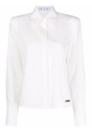 Off-White Hemd mit Cut-Out - Weiß