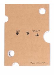 Off-White Meteor cut-out notepad - Braun