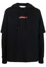 Off-White Arrows-print hoodie - Schwarz