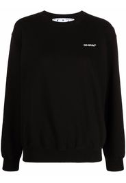 Off-White Diag-stripe print sweatshirt - Schwarz