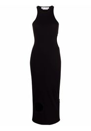 Off-White METEOR RIBBED ROWING L DRESS BLACK NO CO - Schwarz