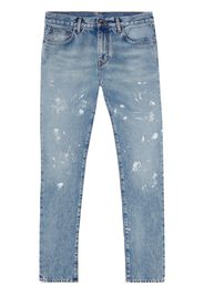 Off-White DIAG OUTLINE PAINT SKINNY JEA VINTAGE BL - Blau