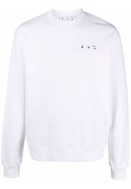 Off-White Sweatshirt mit Caravaggio-Print - Weiß