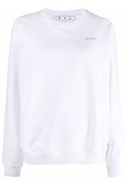 Off-White signature arrows print sweatshirt - Weiß