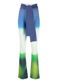Off-White draped dip-dye trousers - Blau
