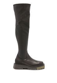 Off-White Kniehohe Stiefel - Schwarz