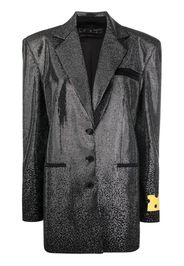 Off-White Bling embellished single-breasted blazer - Schwarz