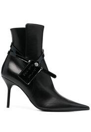 Off-White Nappa ankle boots - Schwarz