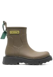 Off-White Sponge ankle boots - Grün