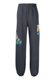 Off-White Outer Space track pants - Blau