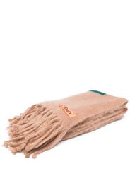 Off-White Arrows-motif wool blanket - Nude