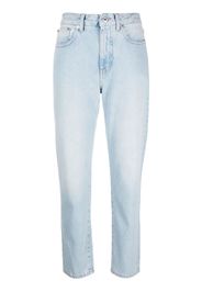 Off-White Schmale Cropped-Jeans - LIGHT BLUE NO COLOR