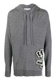 Off-White Hoodie mit Intarsienmuster - Grau