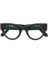 Off-White Arrows round-frame glasses - Schwarz