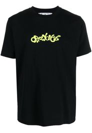 Off-White OPPOSITE ARR SLIM S/S TEE - BLACK LIME