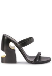 Off-White POP METEOR BLOCK MULE SANDAL - Schwarz