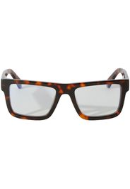 Off-White square-frame optical glasses - Braun