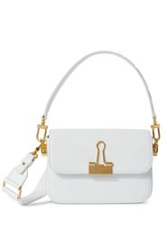 Off-White small Binder shoulder bag - Weiß