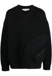 Off-White MULTIPOCKETS KNIT CREWNECK - Schwarz