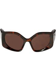 Off-White logo-print sunglasses - Braun