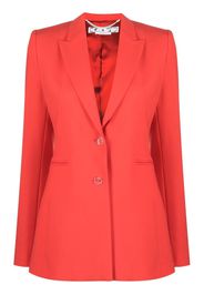 Off-White notch lapels buttoned blazer - Rot