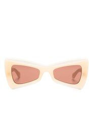 Off-White Nashville geometric sunglasses - Nude