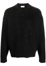 Off-White Body Stitch jersey sweatshirt - Schwarz