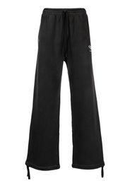 Off-White logo-print track pants - Schwarz