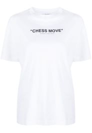 Off-White CHESS MOVE CASUAL TEE - Weiß