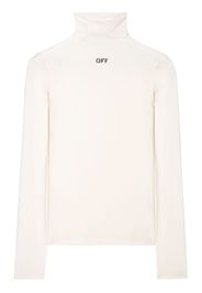 Off-White Oberteil mit Print - Weiß