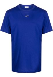 Off-White Arrows Stitch cotton T-shirt - Blau