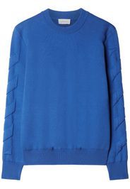 Off-White Pullover mit diagonalen Streifen - Blau