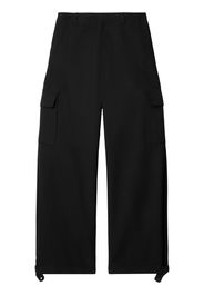 Off-White Cargohose mit weitem Bein - Schwarz