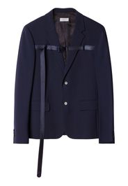 Off-White Sakko mit Schnallenriemen - Blau