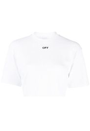 Off-White logo-print short-sleeve T-shirt - Weiß