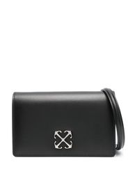 Off-White Arrows-motif leather cross-body bag - Schwarz