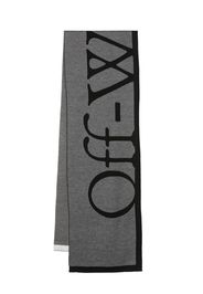 Off-White Pixel virgin wool scarf - Weiß