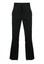 Off-White straight-leg wool trousers - Schwarz