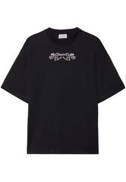 Off-White T-Shirt mit Bandana-Print - Schwarz