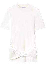 Off-White Arrow Twisted T-Shirtkleid - Weiß