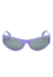 Off-White Napoli round-frame sunglasses - Violett