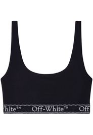 Off-White BH mit Logo - Schwarz