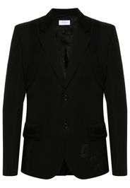 Off-White Varsity single-breasted blazer - Schwarz