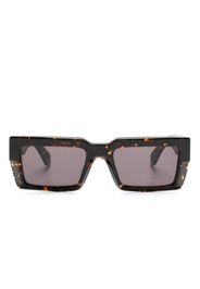 Off-White Moberly rectangle-frame sunglasses - Braun