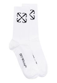 Off-White Socken mit Pfeilen - 0110 WHITE BLACK