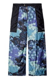 Off-White Samurai Cargohose mit Camouflagemuster - Blau